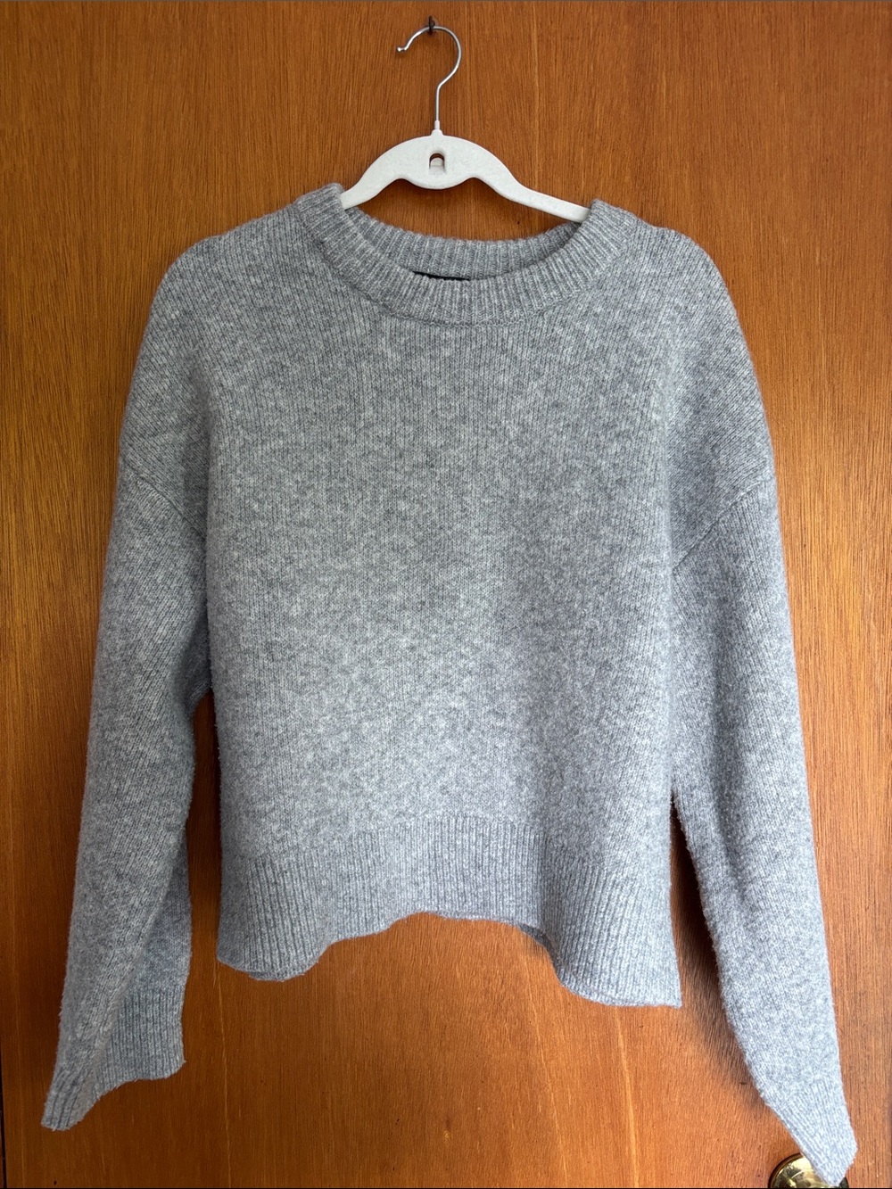 Dynamite Heather Gray Crewneck Sweater